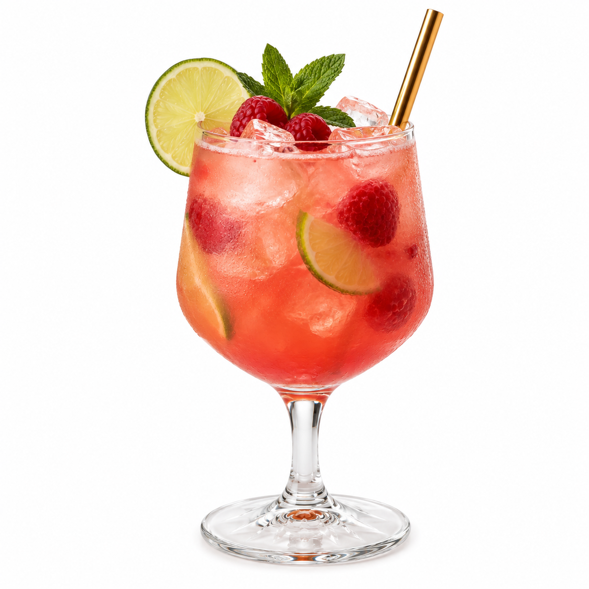 Raspberry Lime Spritz